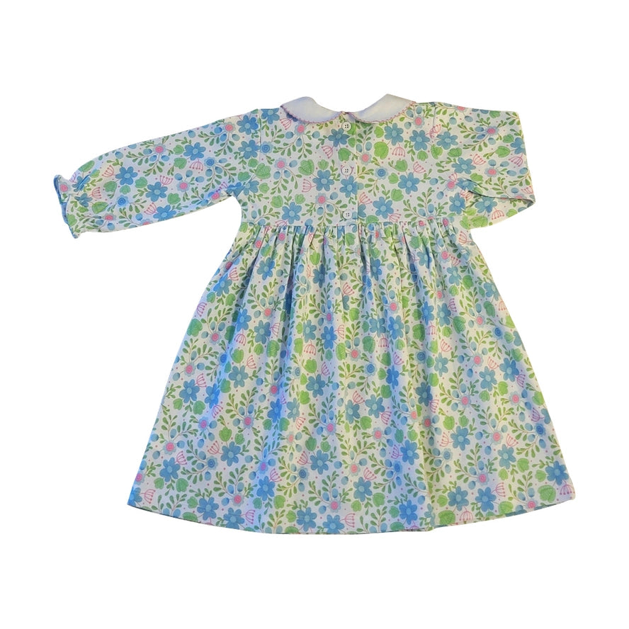 Girl's "Christina & Cameron" Hand Smocked Dress