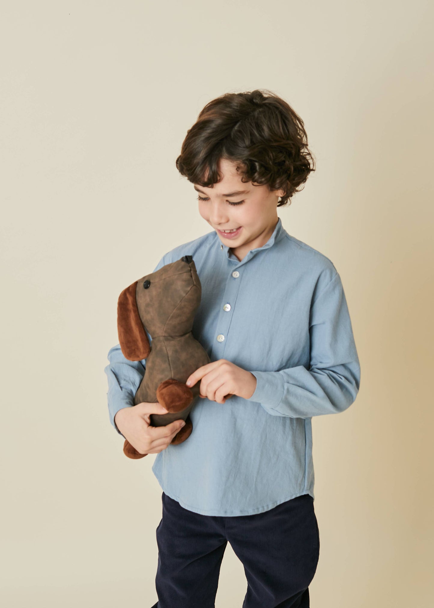BOY'S LIGHT BLUE LONG SLEEVE SHIRT
