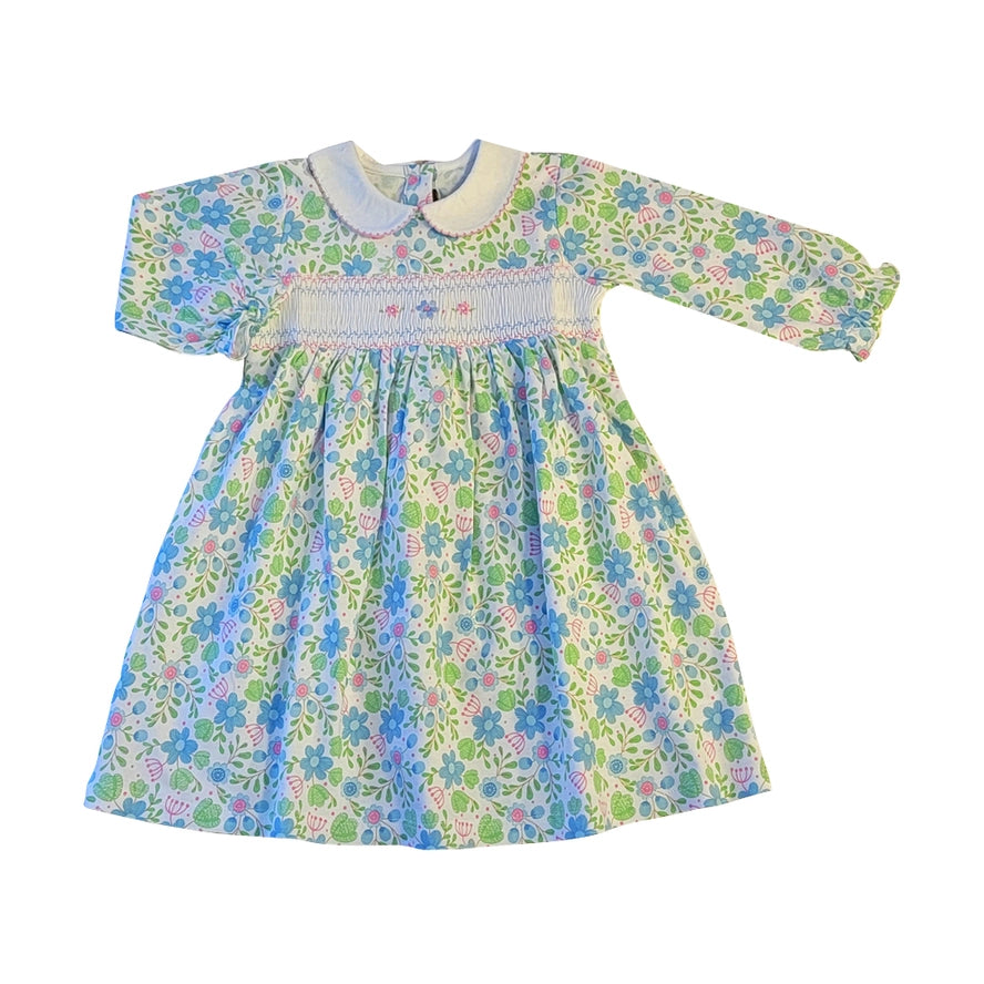 Girl's "Christina & Cameron" Hand Smocked Dress