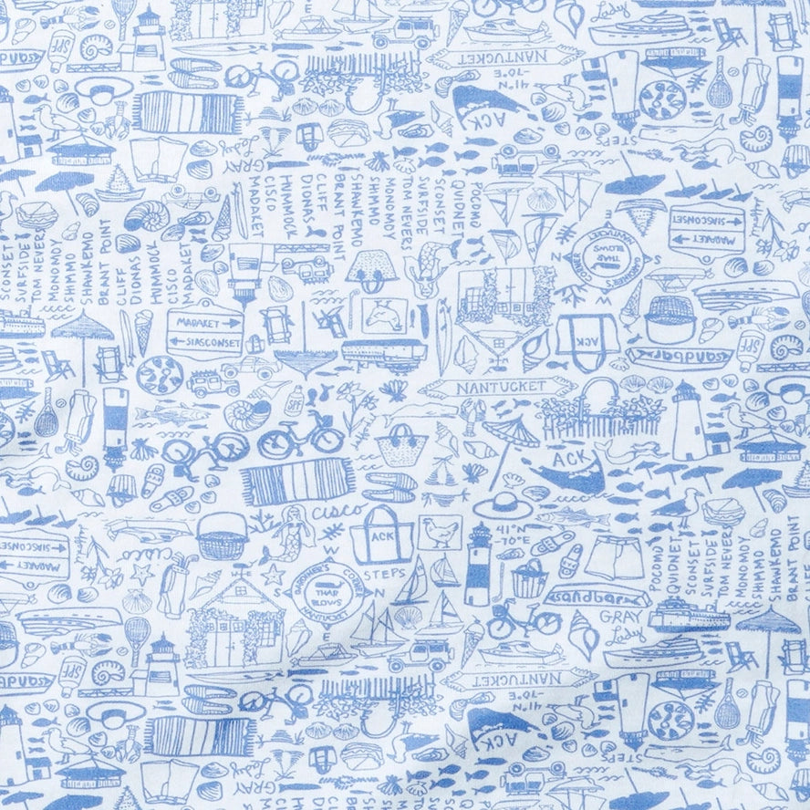 Nantucket Kids Pjs - 40th Pole Beach Days Design