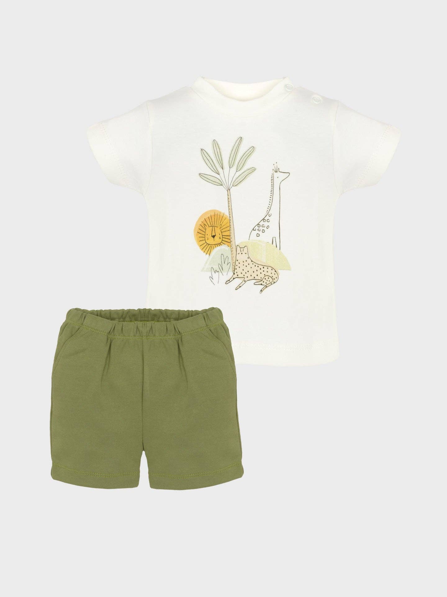 Set SAFARI t-shirt+shorts: PATTERNED SAFARI / 36M