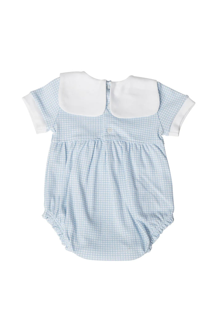 Blue Gingham Baby Bubble