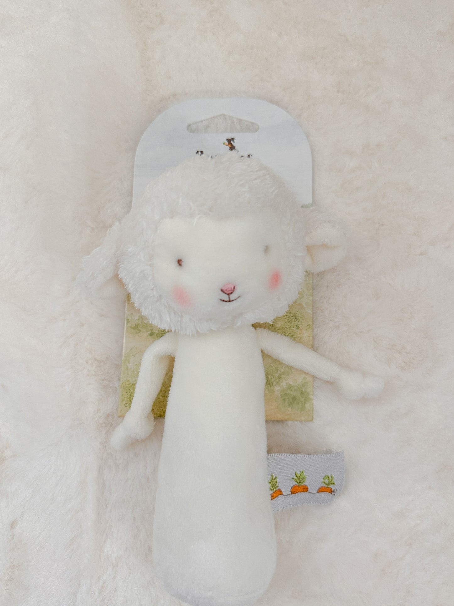 Friendly Chime White Lamb