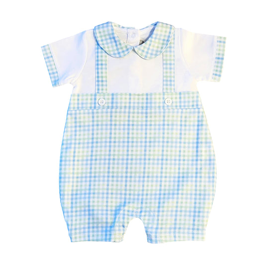 Christina & Cameron Pima Check Romper