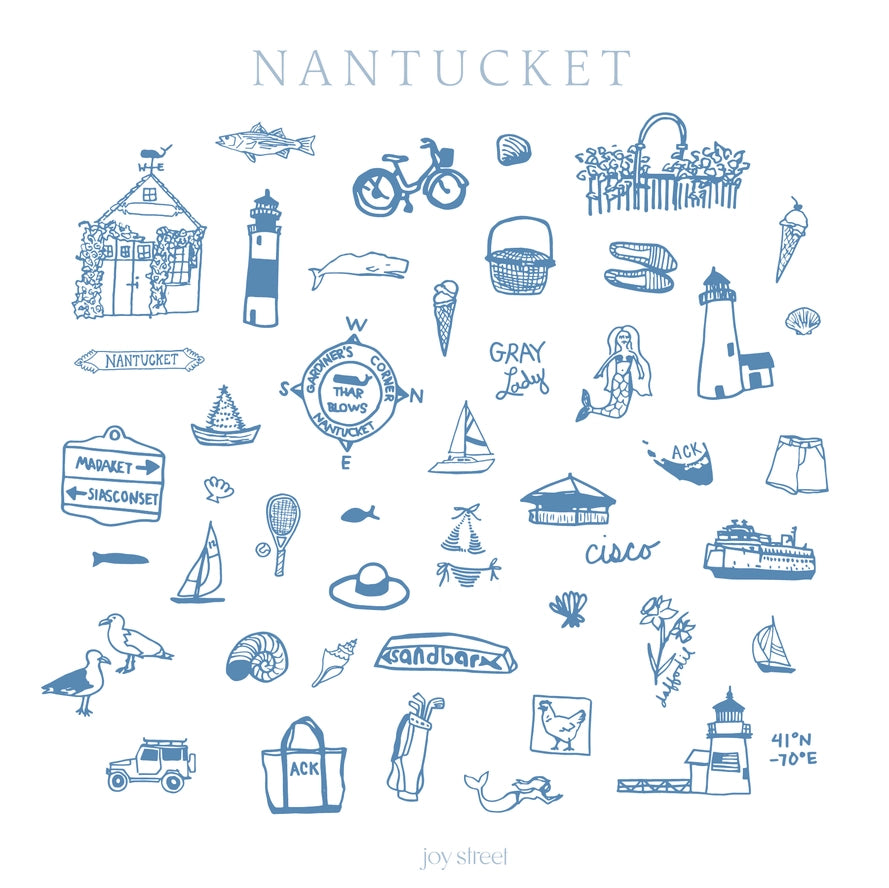 Nantucket Kids Pjs - 40th Pole Beach Days Design