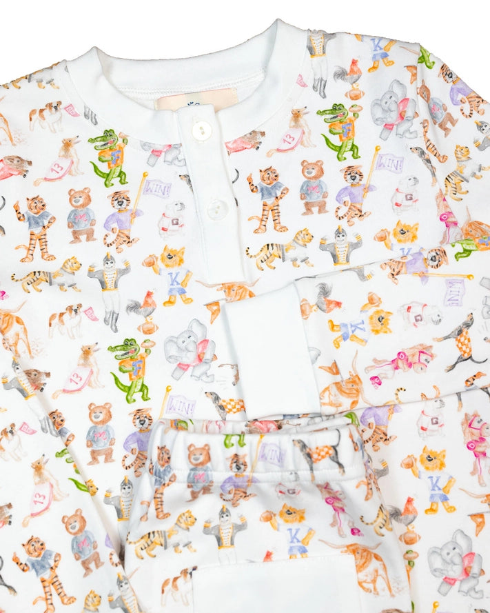 Mascot Mayhem Pajama Set
