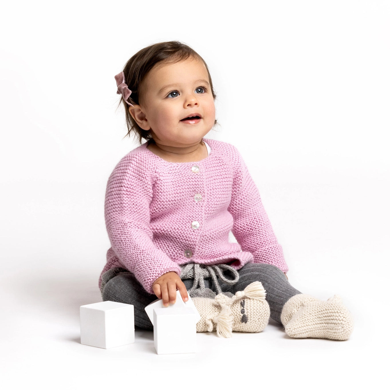 Lucia 'Velvet' Hair Bow Clip (Set of 2) - Small