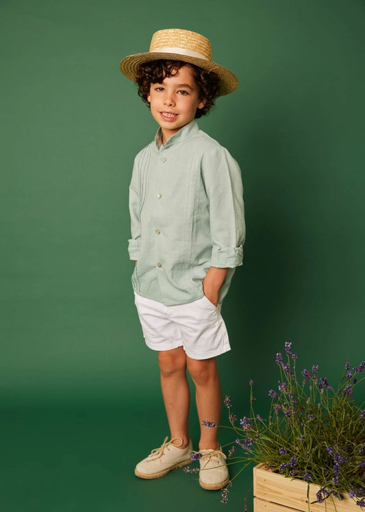 JARETAS BOY'S CEREMONY SHIRT IN JULIETTE