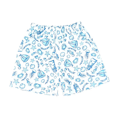 Nautical Print Boy's Short Set