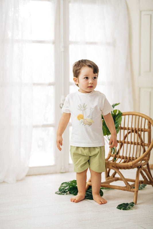 Set SAFARI t-shirt+shorts: PATTERNED SAFARI / 36M