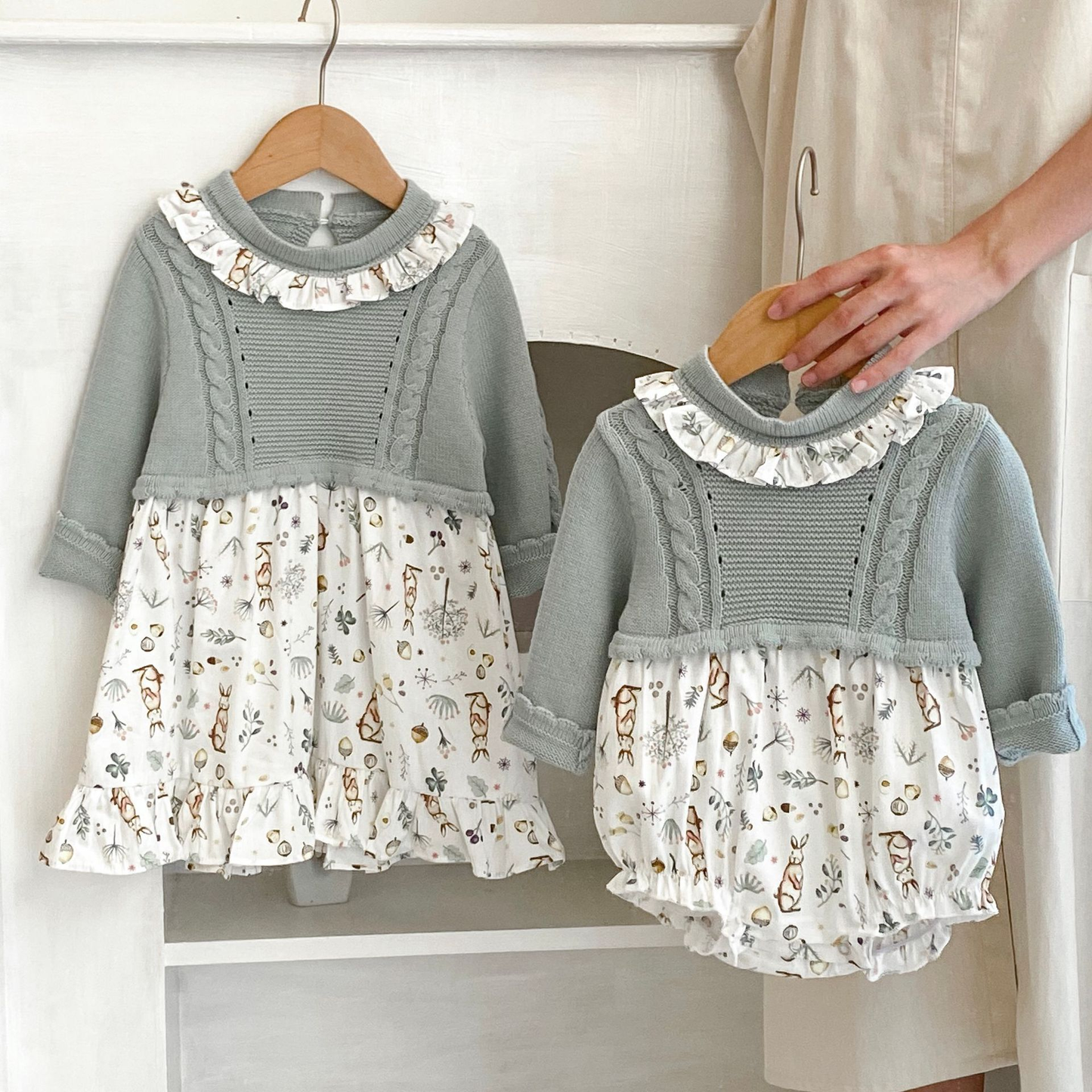 Fall Forest Matching Sister Dress