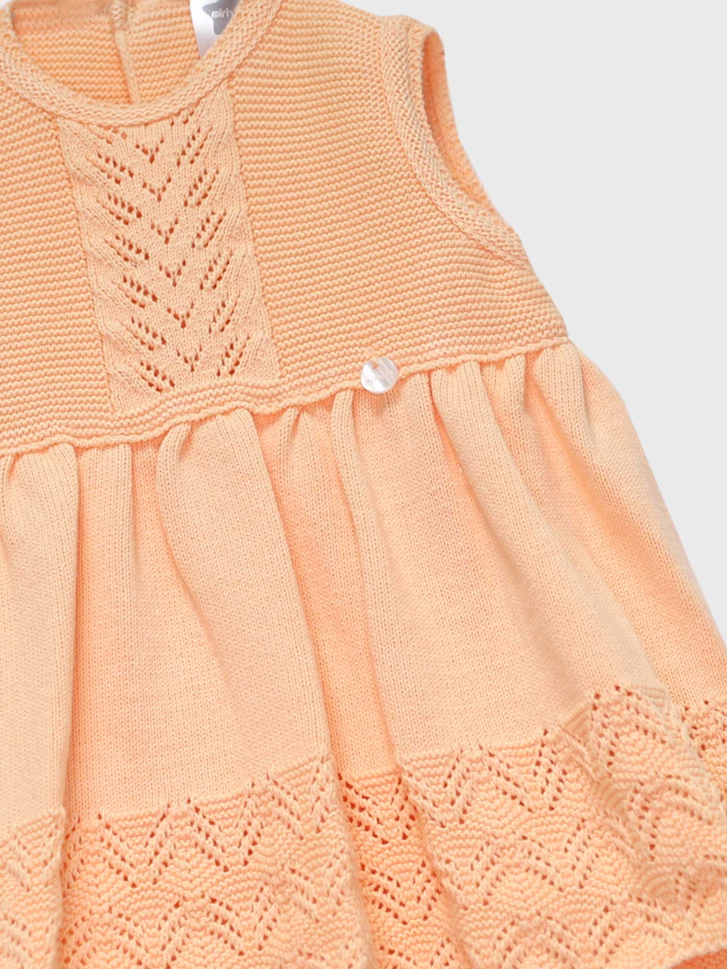 Peach Knit Dress