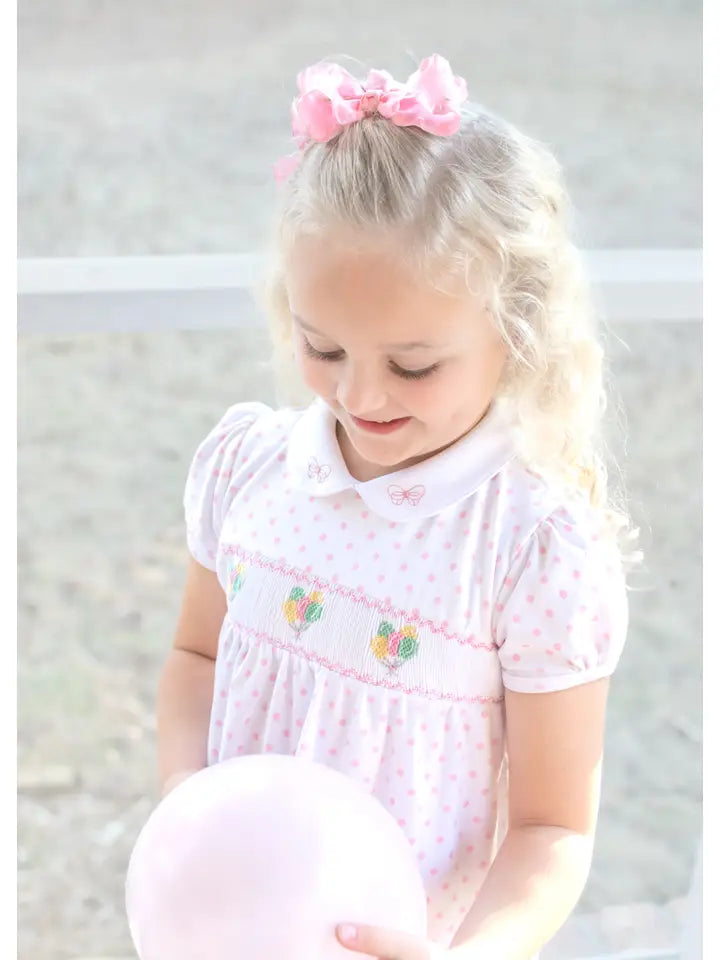 Girl's Smocked "Birthday" Dress