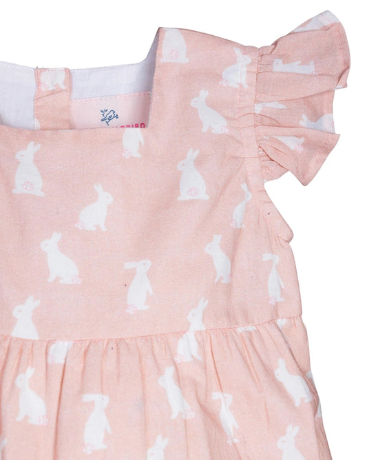 Hoppy Bunny Pink Dress