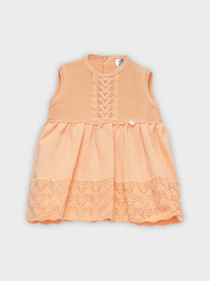 Peach Knit Dress