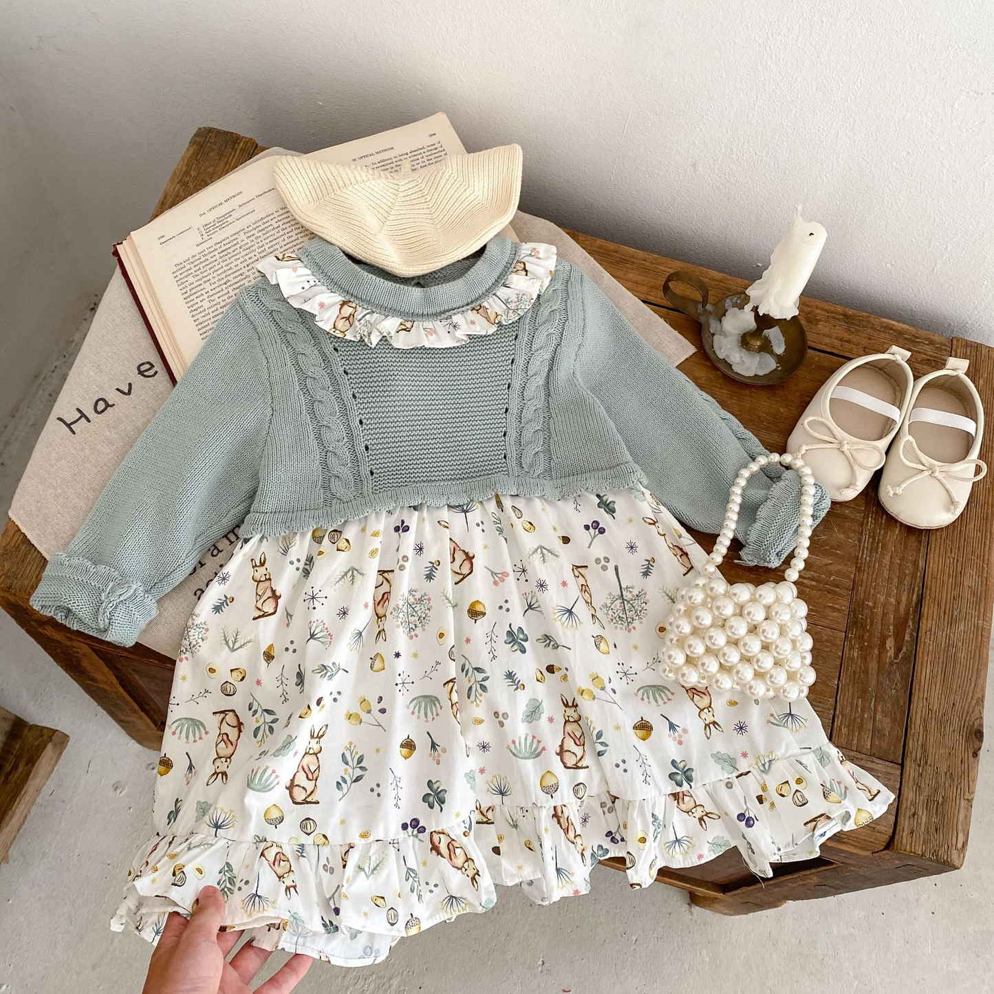 Fall Forest Matching Sister Dress