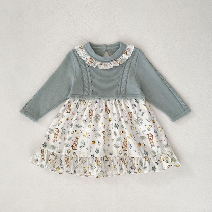 Fall Forest Matching Sister Dress