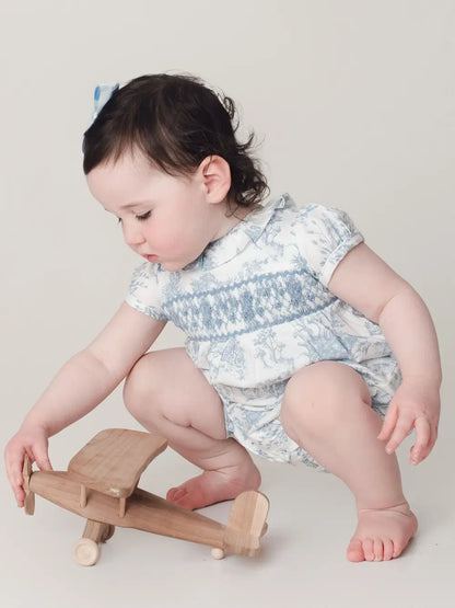 Theodora smocked romper