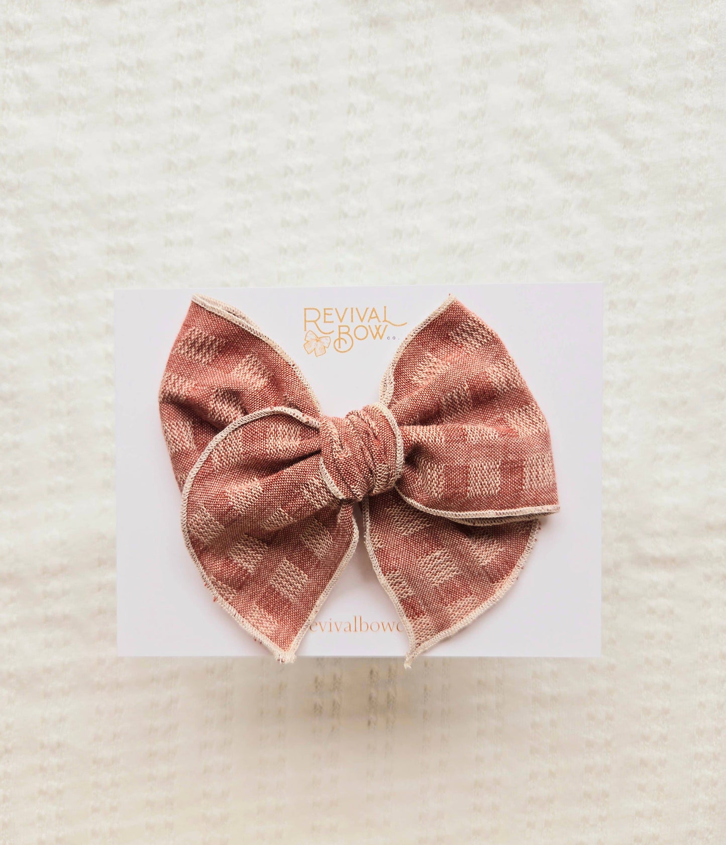 Honeycrisp Fable Hair Bow on Clip