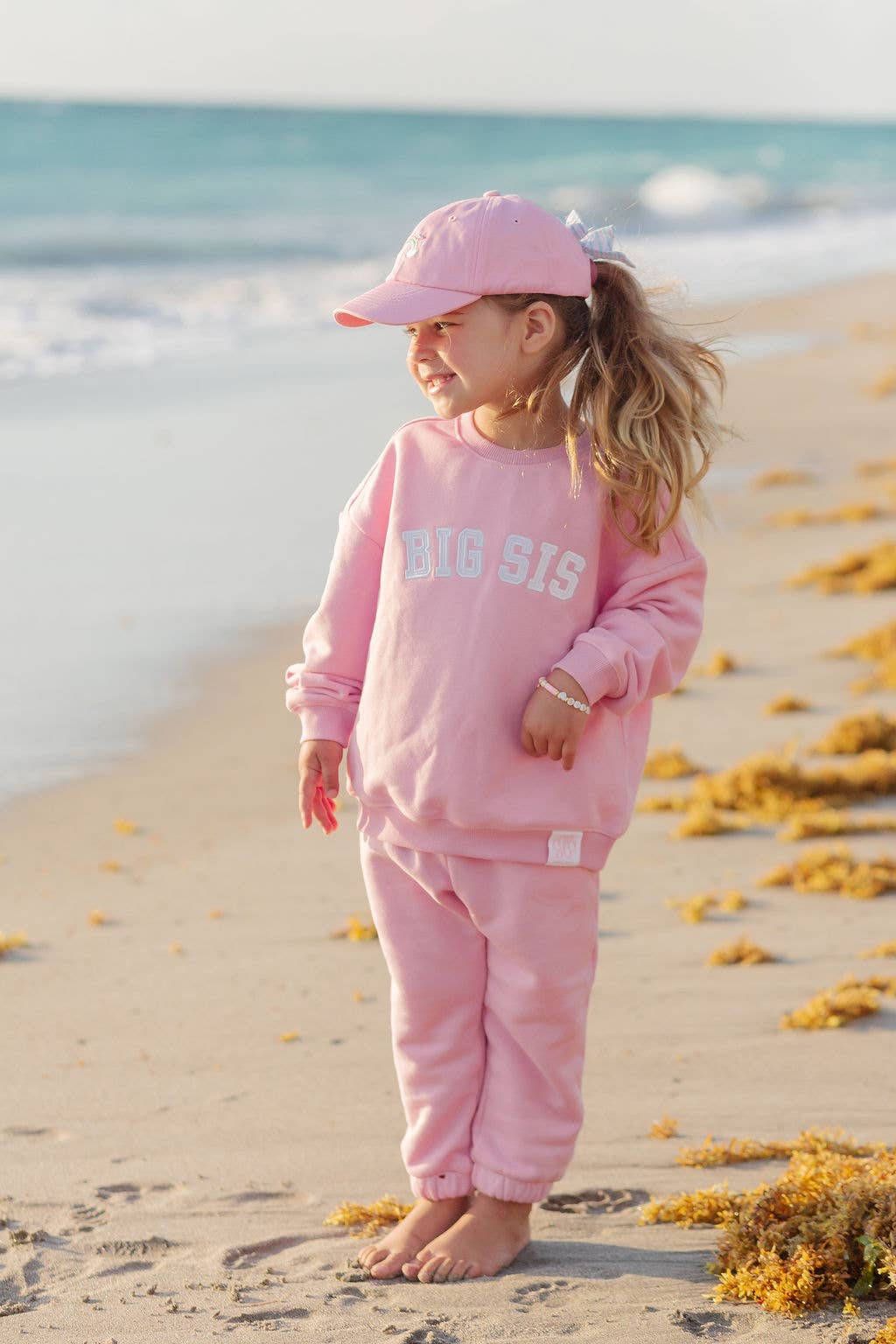 Rainbow Sparkle Bow Baseball Hat (Baby, Youth, Junior): Youth (ages 2-7)