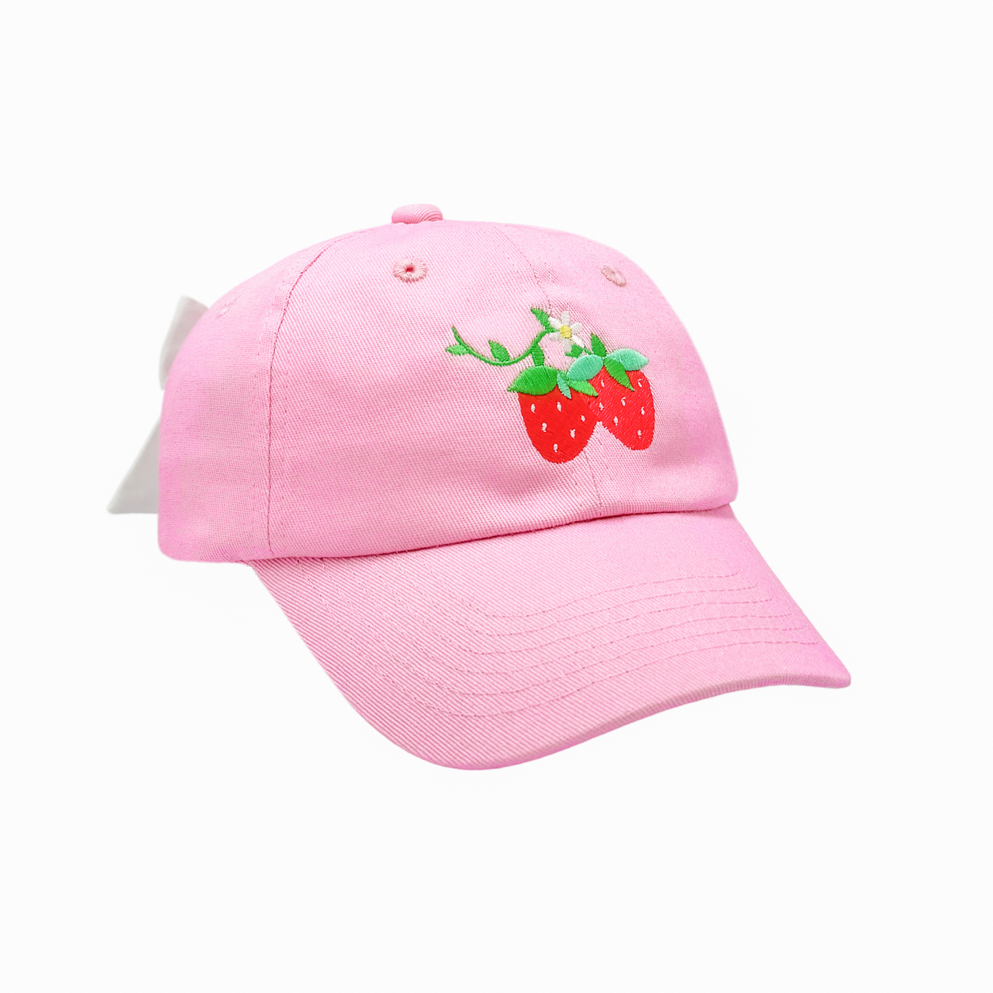 Strawberry Fields Bow Baseball Hat (Baby, Youth): Youth