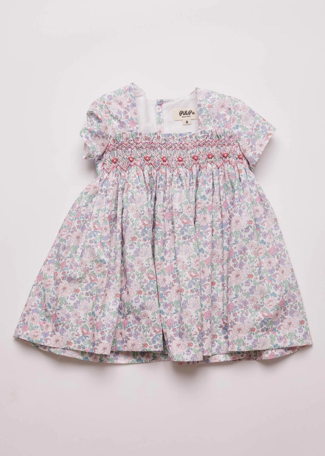 Bianca Smock Stitch Girl Dress