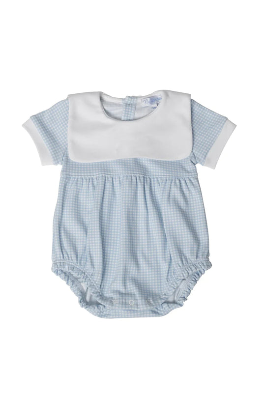 Blue Gingham Baby Bubble