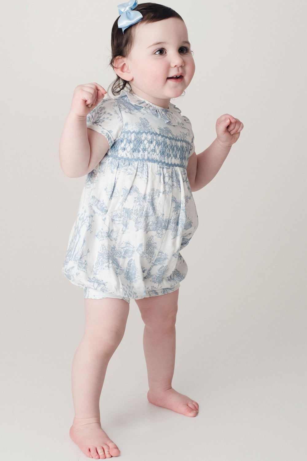 Theodora smocked romper