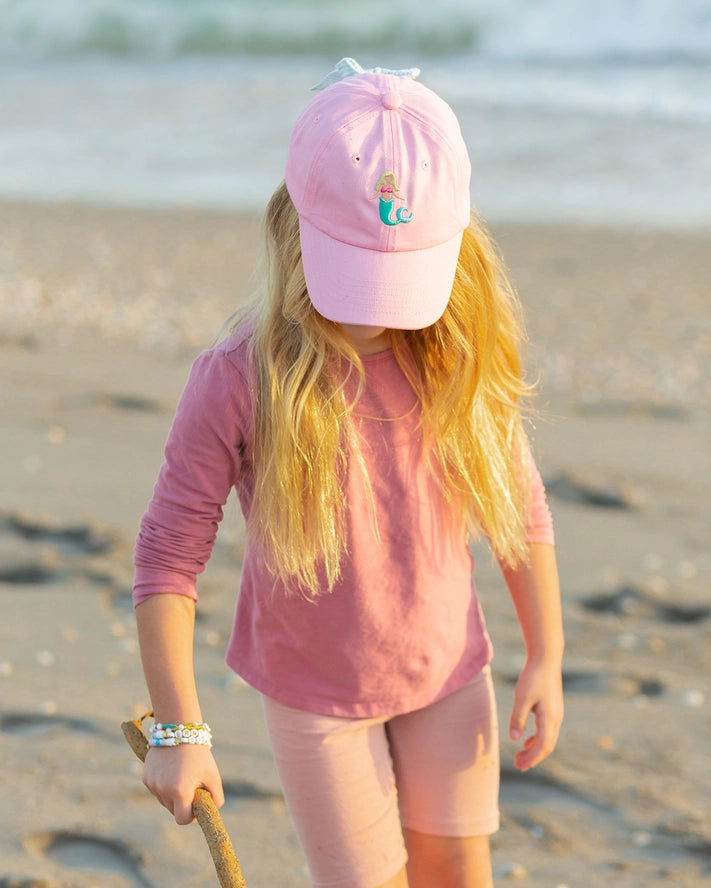 Mermaid Bow Baseball Hat (Girls)