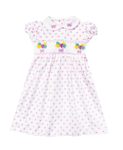 Girl's Smocked "Birthday" Dress