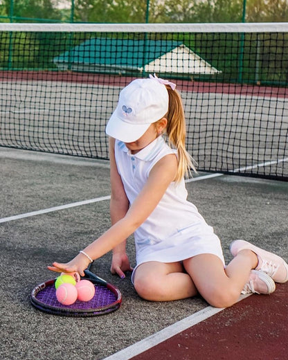 Tennis Bow Baseball Hat (Girls)