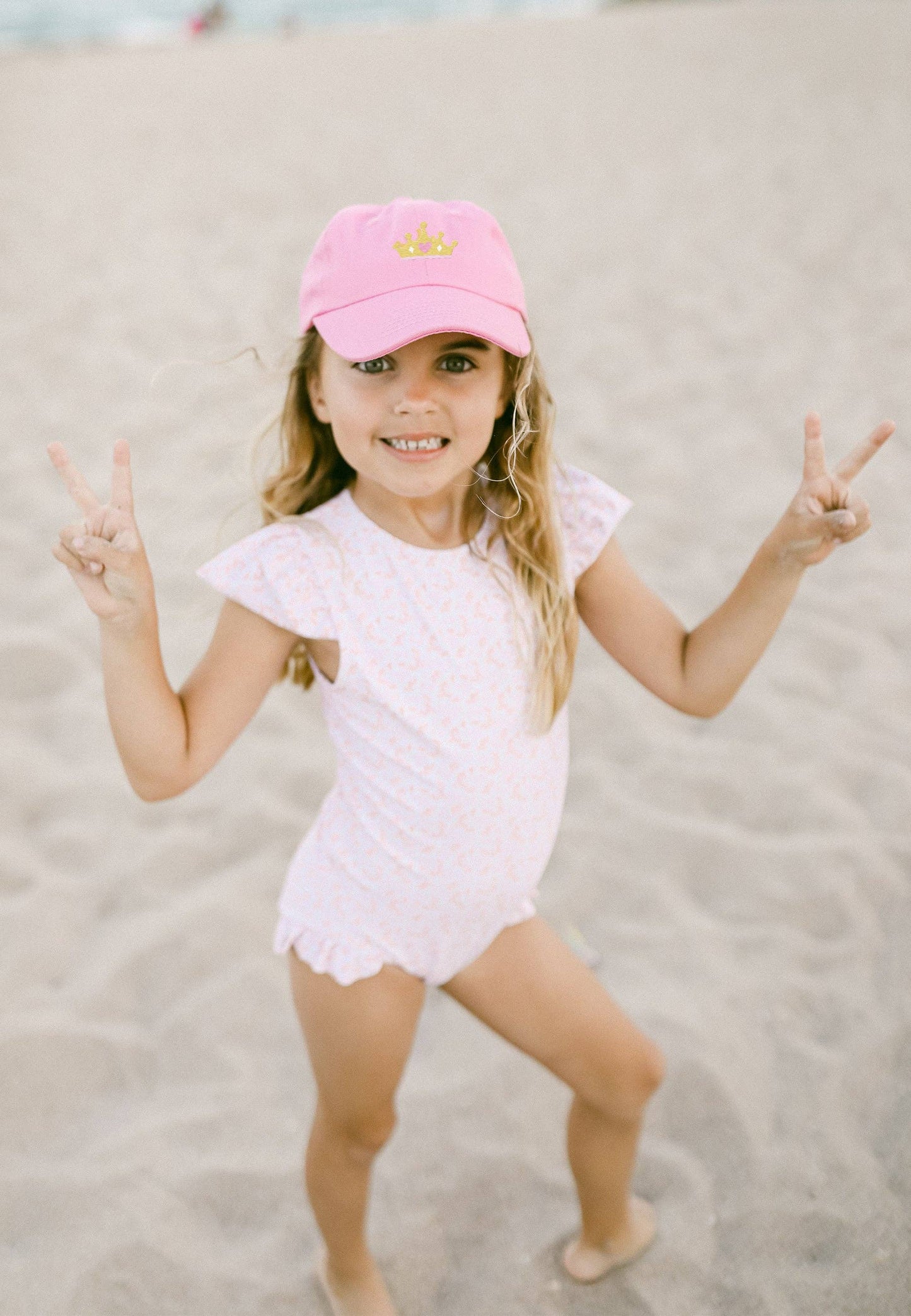 Princess Crown Bow Baseball Hat (Youth)