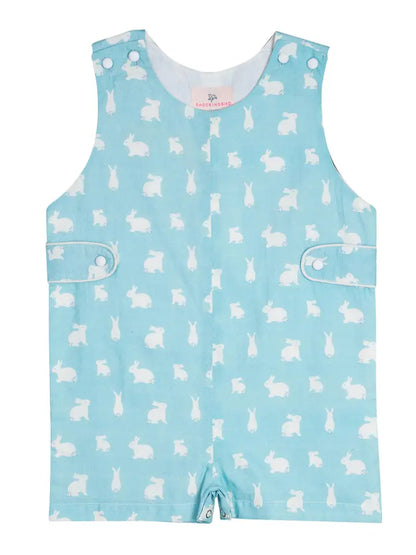 Hoppy Bunny Blue Shortall