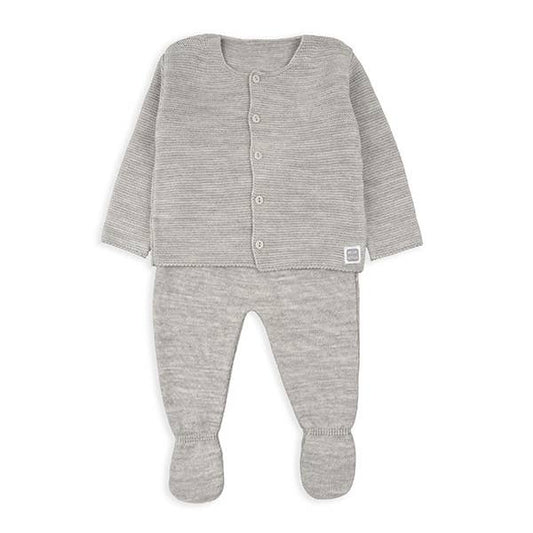 Kobe Two-Piece Infant Set: Grey