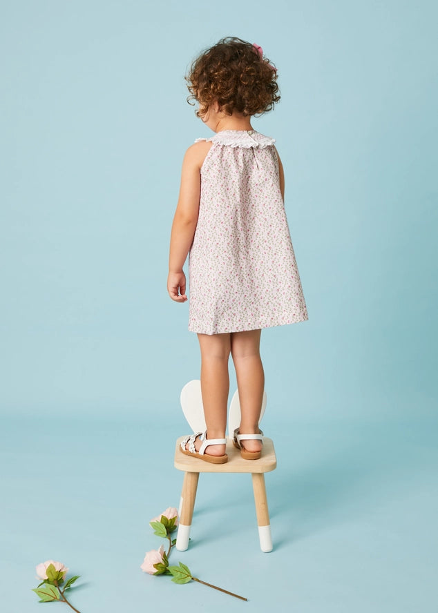 Bishop Girl's Baby Dress in Smock “Alejandra” Knit