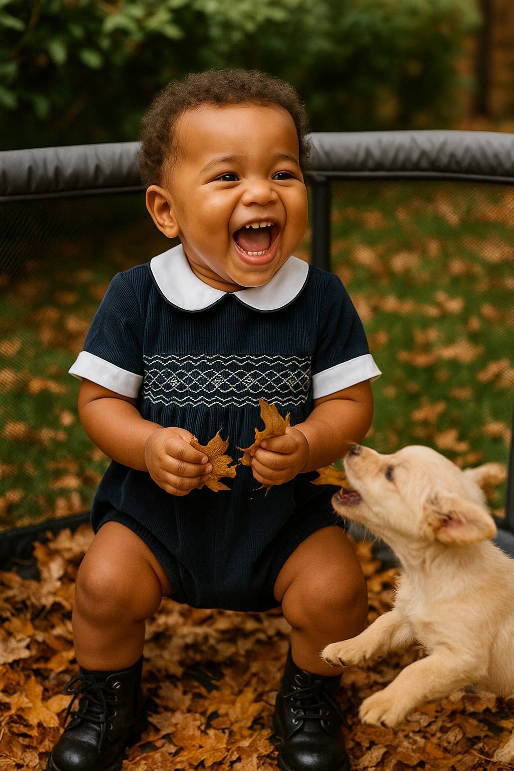 Hand Smocked London Bubble