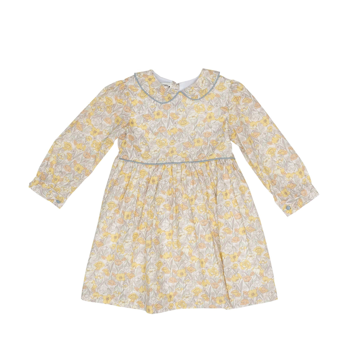 Allison Yellow Floral Dress