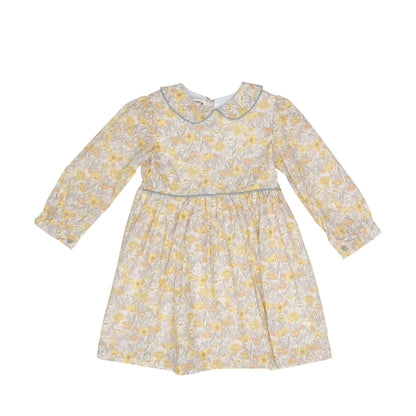 Allison Yellow Floral Dress