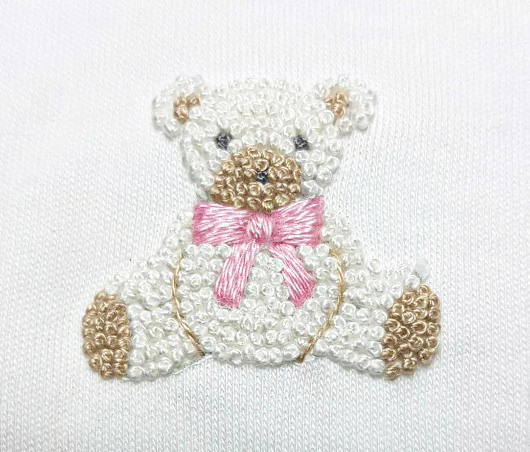 Girl's Pink Teddy Rosie Bubble