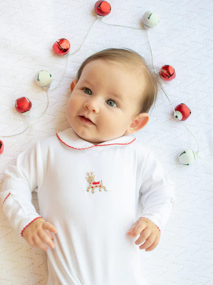 Unisex Baby Reindeer Playsuit