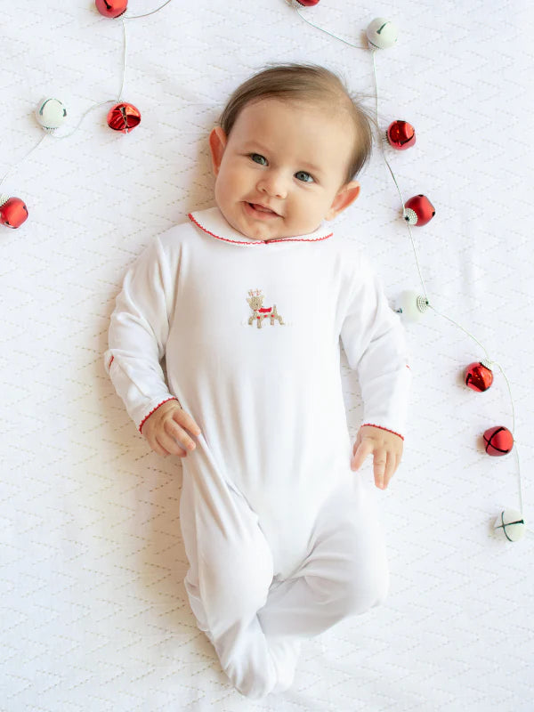 Unisex Baby Reindeer Playsuit